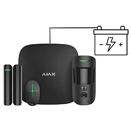 Ajax 4G 12 Volt Hub 2 Starter Kit Schwarz SMART