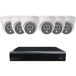 Dome Mini-Kamerasystem Weiß SMART 6