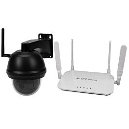 4G Außenkamera PTZ Schwarz SMART