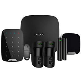 Ajax Hub 2 Funk-Alarmsystem Komplettset Schwarz