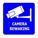 CCTV-Kamera-Aufkleber - 15 x 15 cm (3 Stück)