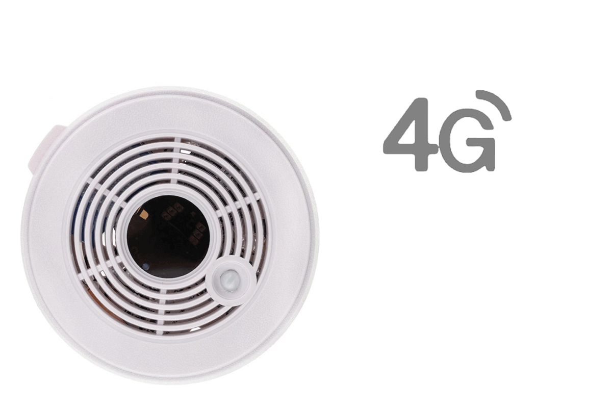 4G-Rauchmelderkamerabetrieb